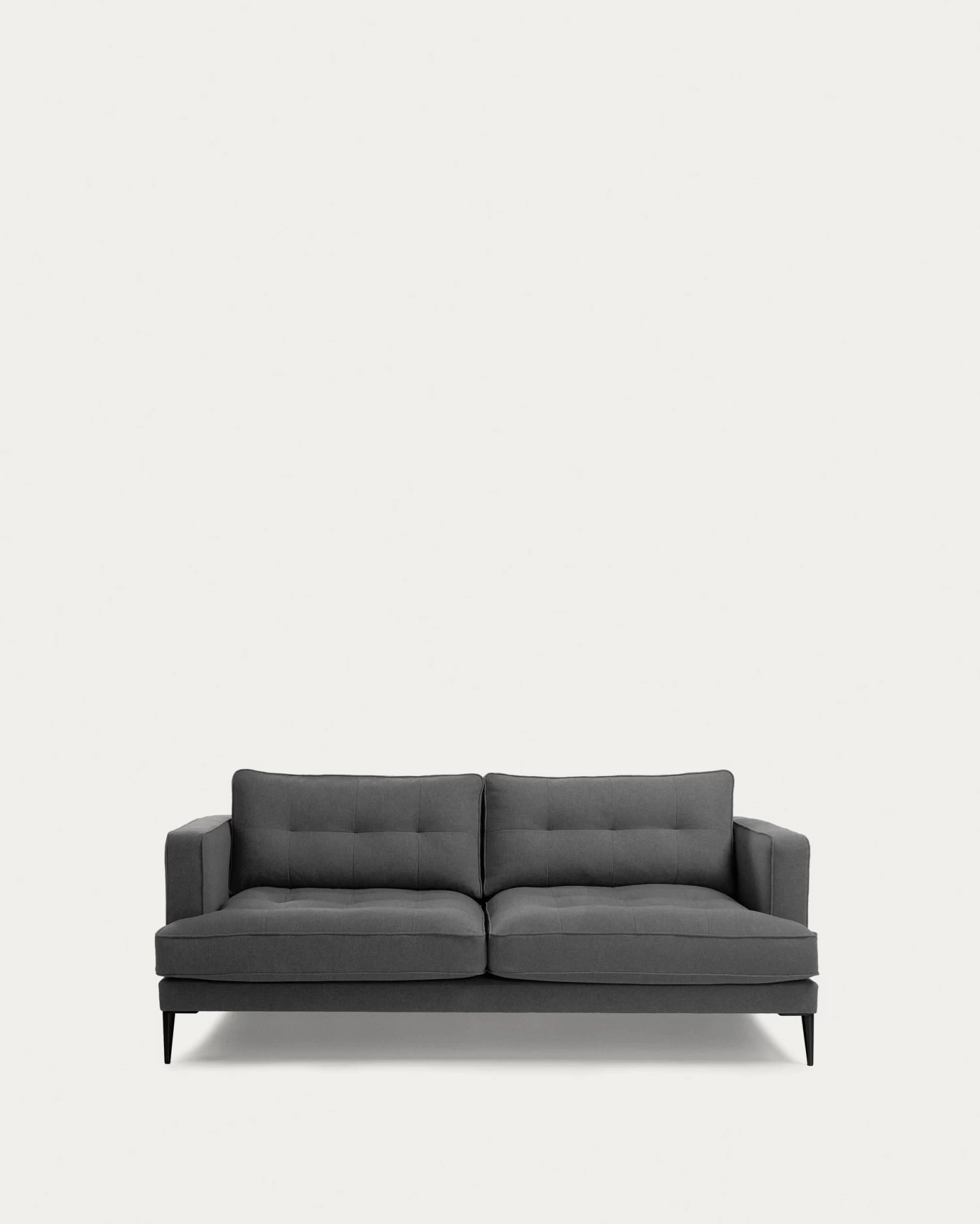 Tanya 2 Seater Sofa In Dark Grey 183 Cm | Kave Home 6 Tanya 2 Seater Sofa In Dark Grey 183 Cm | Kave Home - Image 4
