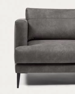 Tanya 2 Seater Sofa Upholstered In Dark Grey 183 Cm 13 Tanya 2 Seater Sofa Upholstered In Dark Grey 183 Cm -Quality Furniture Store S490PT02 1D01