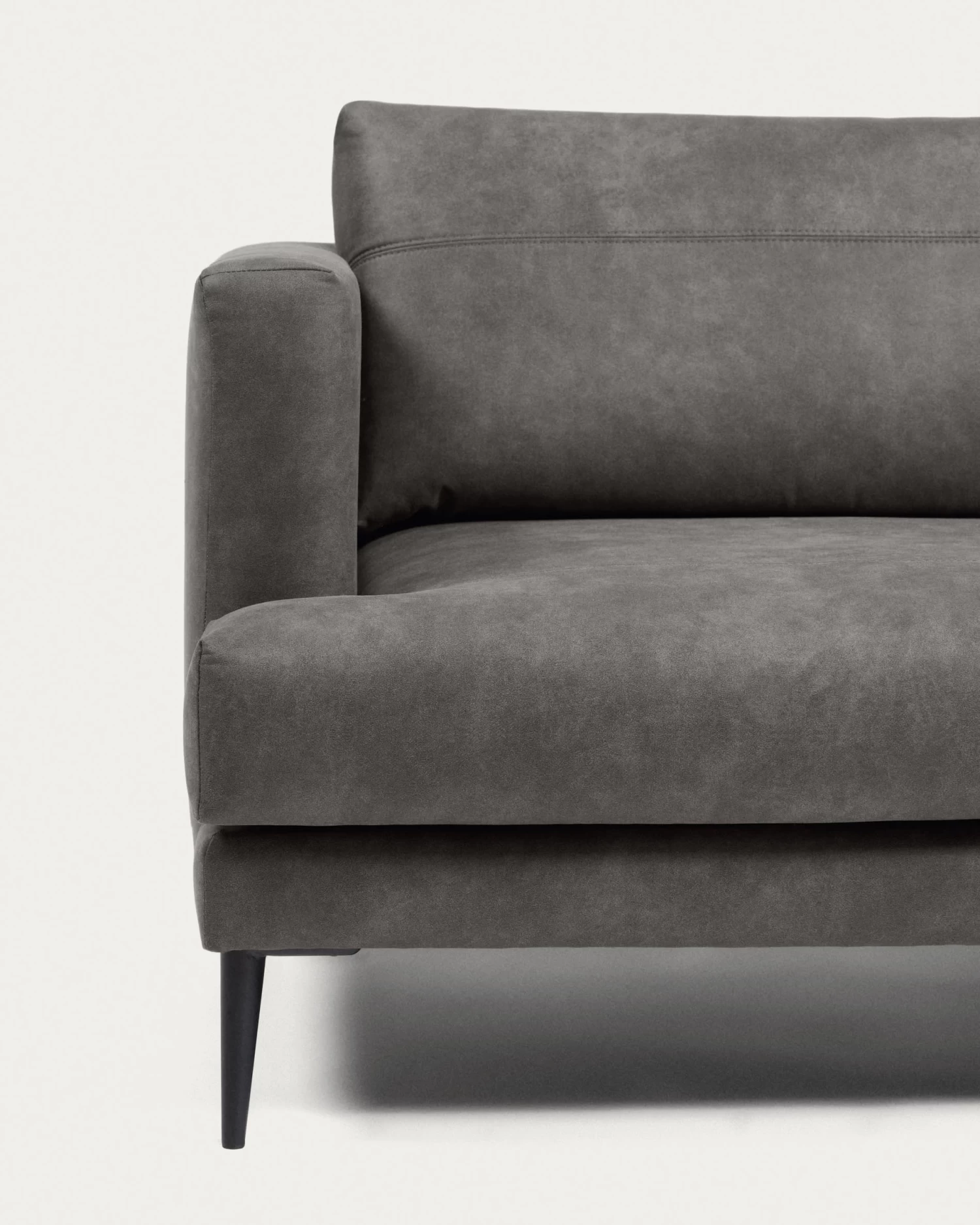 Tanya 2 Seater Sofa Upholstered In Dark Grey 183 Cm 5 Tanya 2 Seater Sofa Upholstered In Dark Grey 183 Cm - Image 3