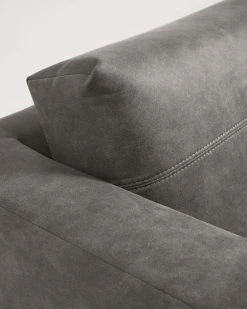 Tanya 2 Seater Sofa Upholstered In Dark Grey 183 Cm 17 Tanya 2 Seater Sofa Upholstered In Dark Grey 183 Cm -Quality Furniture Store S490PT02 1D03