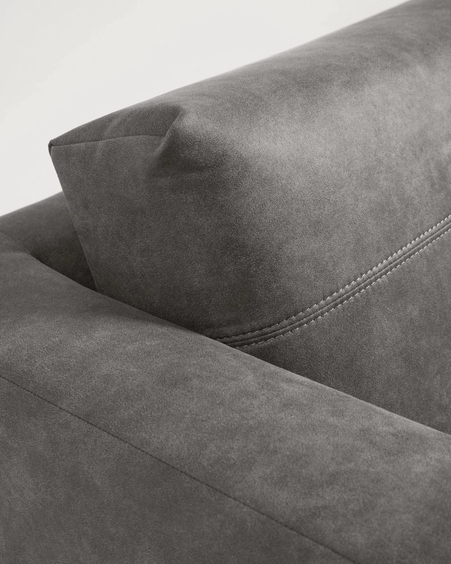 Tanya 2 Seater Sofa Upholstered In Dark Grey 183 Cm 9 Tanya 2 Seater Sofa Upholstered In Dark Grey 183 Cm - Image 7