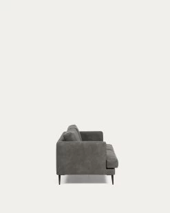 Tanya 2 Seater Sofa Upholstered In Dark Grey 183 Cm 18 Tanya 2 Seater Sofa Upholstered In Dark Grey 183 Cm -Quality Furniture Store S490PT02 1V03