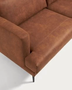 Tanya 2 Seater Sofa Upholstered In Light Brown 183 Cm | Kave Home -Quality Furniture Store S490PT86 1D02