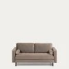 Debra 2 Seater Sofa In Beige Velvet 182 Cm | Kave Home -Quality Furniture Store S547JU85 1V01