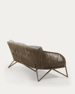 3 Seater Branzie Sofa In Brown Cord 180 Cm | Kave Home -Quality Furniture Store S554J36 1V03