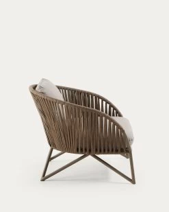 Branzie Armchair In Brown Cord | Kave Home -Quality Furniture Store S555J36 1V02