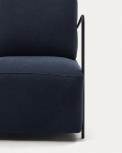 Gamer Armchair In Blue And Metal With Black Finish | Kave Home 12 Gamer Armchair In Blue And Metal With Black Finish | Kave Home -Quality Furniture Store S564AU25 1D01