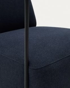 Gamer Armchair In Blue And Metal With Black Finish | Kave Home 17 Gamer Armchair In Blue And Metal With Black Finish | Kave Home -Quality Furniture Store S564AU25 1D04