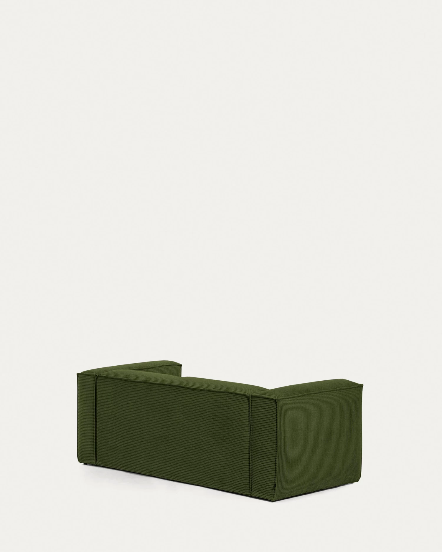 Blok 2 Seater Sofa In Green Wide Seam Corduroy 210 Cm | Kave Home 10 Blok 2 Seater Sofa In Green Wide Seam Corduroy 210 Cm | Kave Home - Image 8