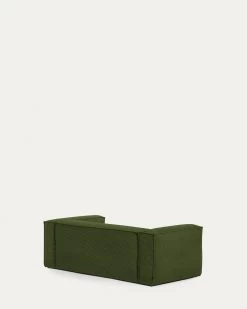 Blok 2 Seater Sofa With Right Side Chaise Longue In Green Wide Seam Corduroy 240 Cm | Kave Home 20 Blok 2 Seater Sofa With Right Side Chaise Longue In Green Wide Seam Corduroy 240 Cm | Kave Home -Quality Furniture Store S574LN19 1V04