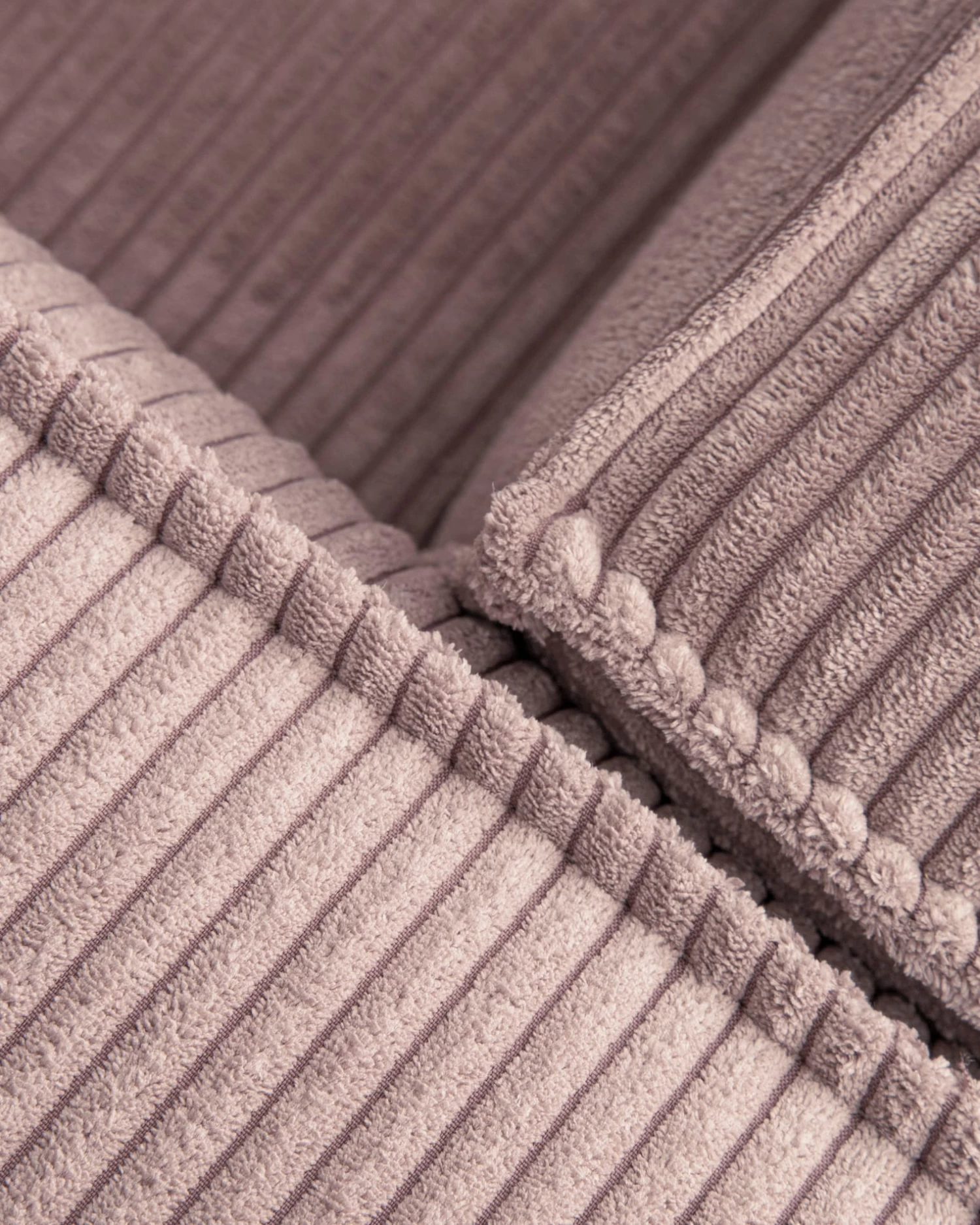 Blok 2 Seater Sofa With Right Side Chaise Longue In Pink Wide Seam Corduroy 240 Cm | Kave Home 11 Blok 2 Seater Sofa With Right Side Chaise Longue In Pink Wide Seam Corduroy 240 Cm | Kave Home - Image 9