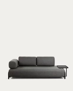 Module 3 Seaters Compo Dark Grey 232 Cm | Kave Home -Quality Furniture Store S583BB02 1V03