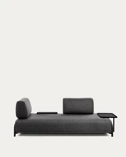 Module 3 Seaters Compo Dark Grey 232 Cm | Kave Home -Quality Furniture Store S583BB02 1V05
