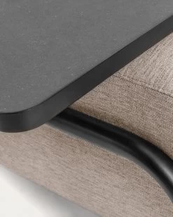 Compo 3 Seater Sofa With Large Tray In Beige, 252 Cm -Quality Furniture Store S587BB12 1D02