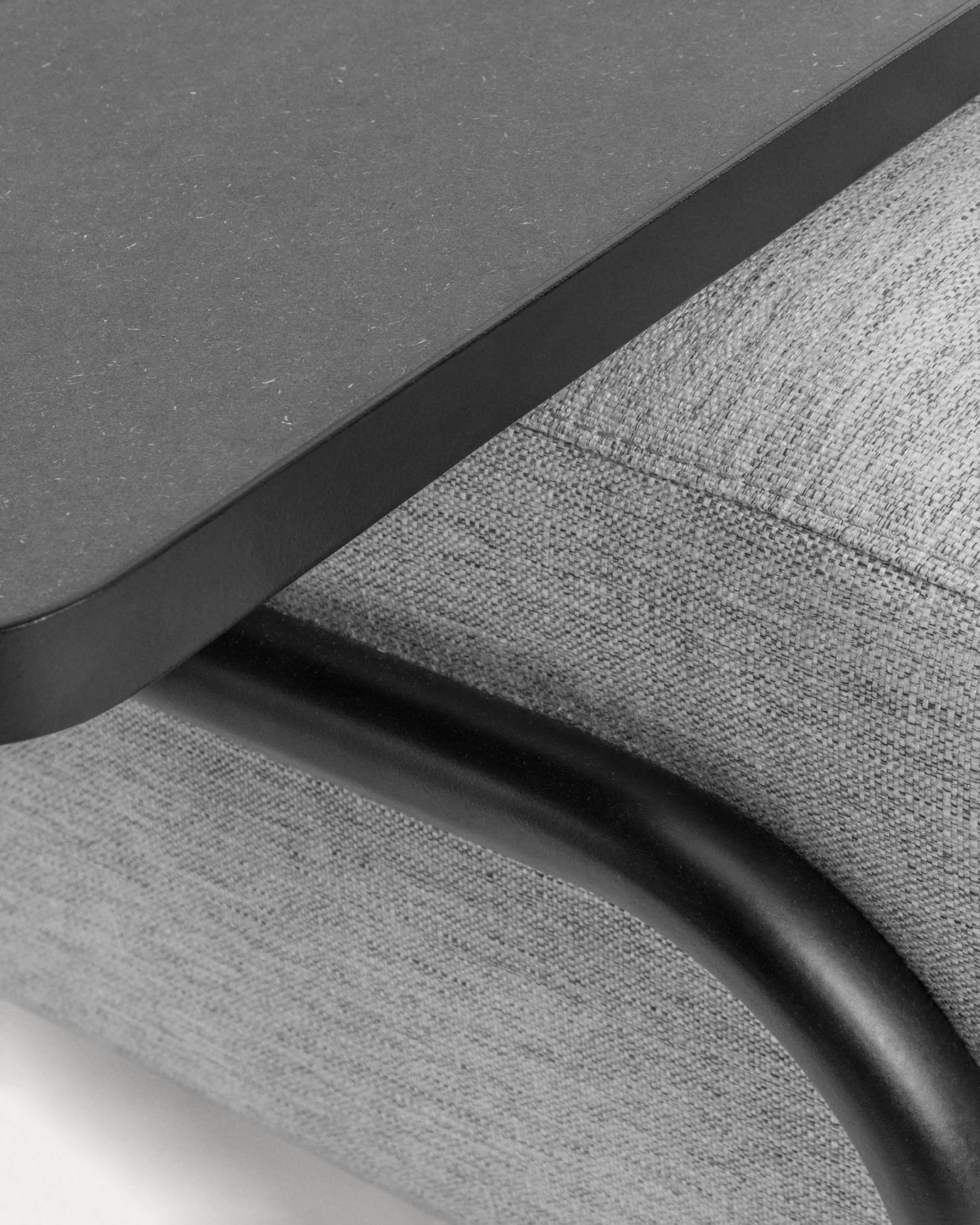 Compo 3 Seater Sofa With Large Tray In Light Grey 252 Cm | Kave Home 6 Compo 3 Seater Sofa With Large Tray In Light Grey 252 Cm | Kave Home - Image 4