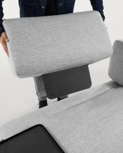 Compo 3 Seater Sofa With Large Tray In Light Grey 252 Cm | Kave Home 14 Compo 3 Seater Sofa With Large Tray In Light Grey 252 Cm | Kave Home -Quality Furniture Store S587BB14 1D03