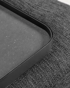 Compo 3 Seater Sofa With Small Tray In Dark Grey 232 Cm | Kave Home -Quality Furniture Store S588BB02 1D02