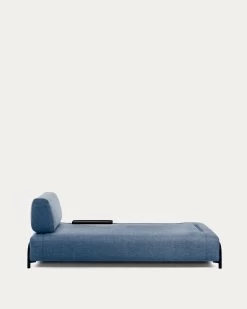 Compo 3-seater Sofa In Blue With Small Tray 232 Cm | Kave Home 15 Compo 3-seater Sofa In Blue With Small Tray 232 Cm | Kave Home -Quality Furniture Store S588BB26 1D05