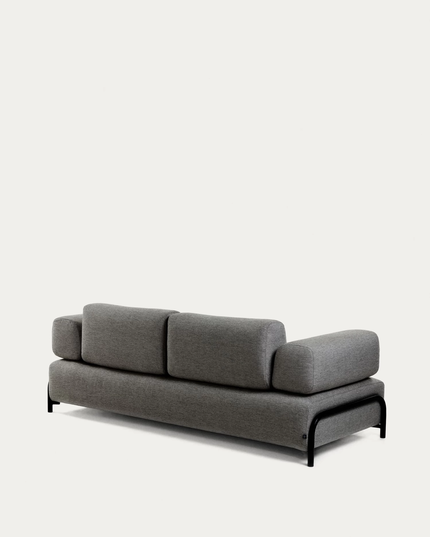 Compo 3 Seater Sofa In Dark Grey 232 Cm | Kave Home 9 Compo 3 Seater Sofa In Dark Grey 232 Cm | Kave Home - Image 7
