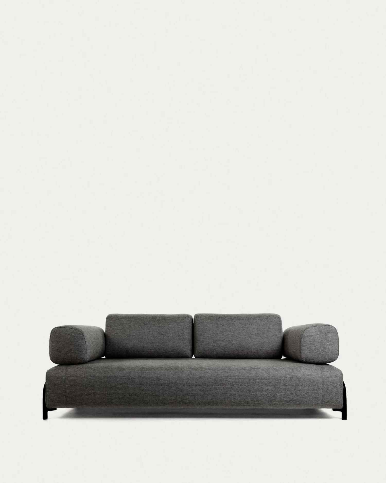 Compo 3 Seater Sofa In Dark Grey 232 Cm | Kave Home 10 Compo 3 Seater Sofa In Dark Grey 232 Cm | Kave Home - Image 8