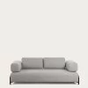 Compo 3 Seater Sofa In Light Grey 232 Cm | Kave Home 1 Compo 3 Seater Sofa In Light Grey 232 Cm | Kave Home -Quality Furniture Store S589BB14 1V01