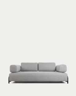 Compo 3 Seater Sofa In Light Grey 232 Cm | Kave Home -Quality Furniture Store S589BB14 1V04