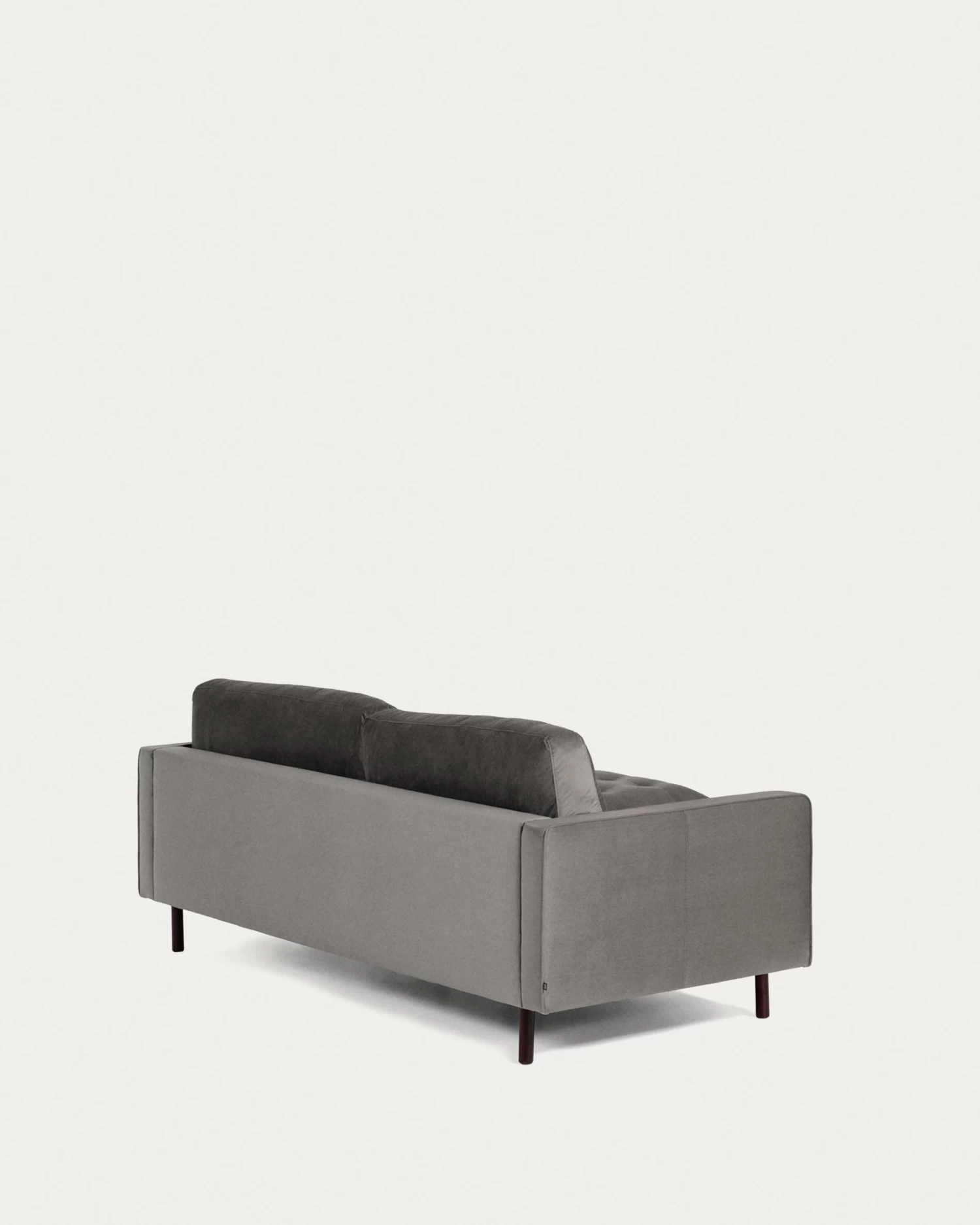 Debra 3 Seater Sofa With Footrest In Grey Velvet 222 Cm | Kave Home 12 Debra 3 Seater Sofa With Footrest In Grey Velvet 222 Cm | Kave Home - Image 10
