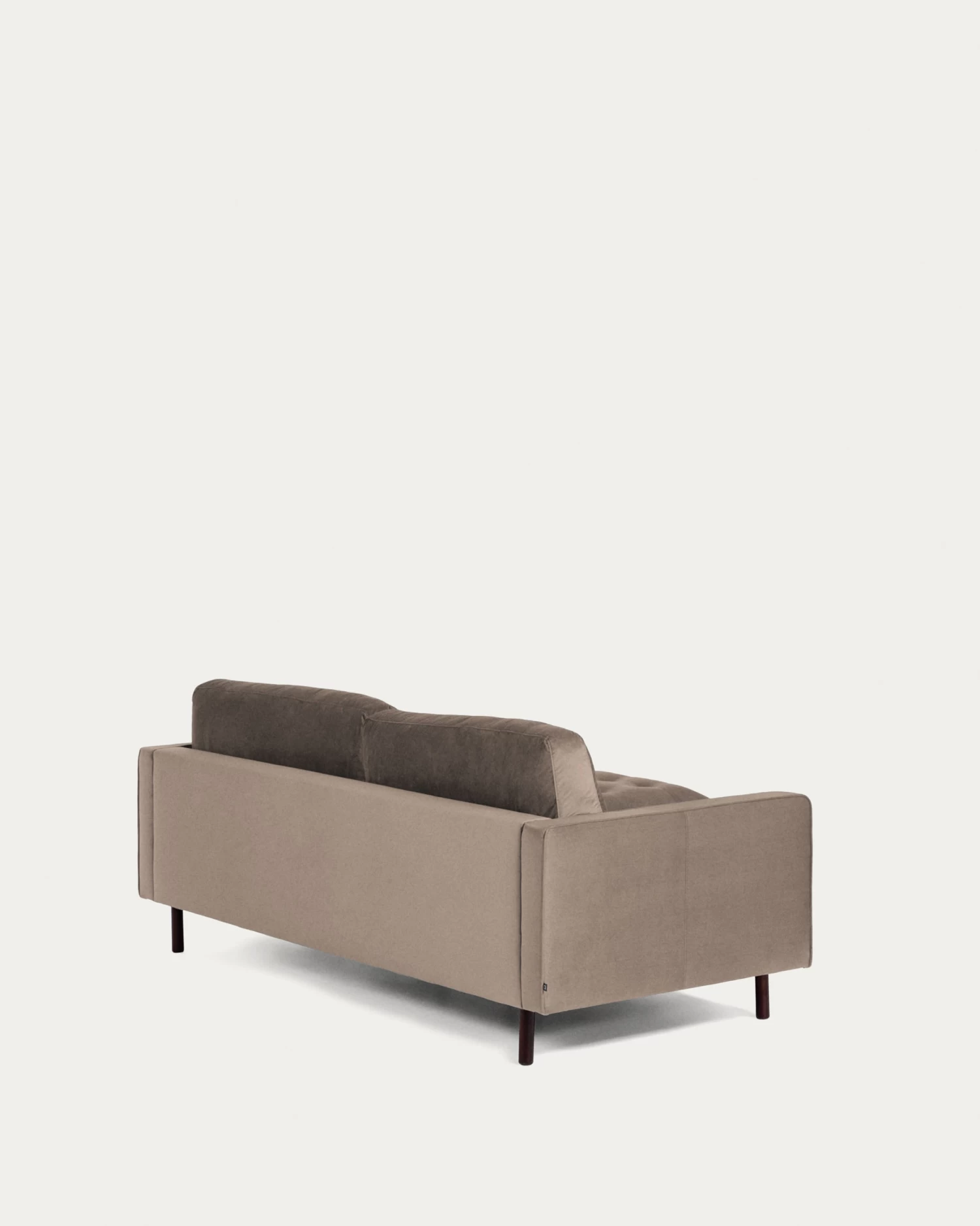 Debra 3 Seater Sofa With Footrest In Taupe Velvet 222 Cm | Kave Home 12 Debra 3 Seater Sofa With Footrest In Taupe Velvet 222 Cm | Kave Home - Image 10