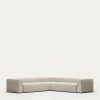 Blok 6 Seater Corner Sofa In Beige 320 X 320 Cm | Kave Home 2 Blok 6 Seater Corner Sofa In Beige 320 X 320 Cm | Kave Home -Quality Furniture Store S684GR39 1V01