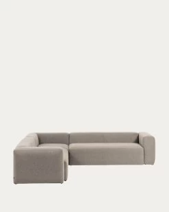 Blok 6 Seater Corner Sofa In Beige 320 X 320 Cm | Kave Home -Quality Furniture Store S684GR39 1V03