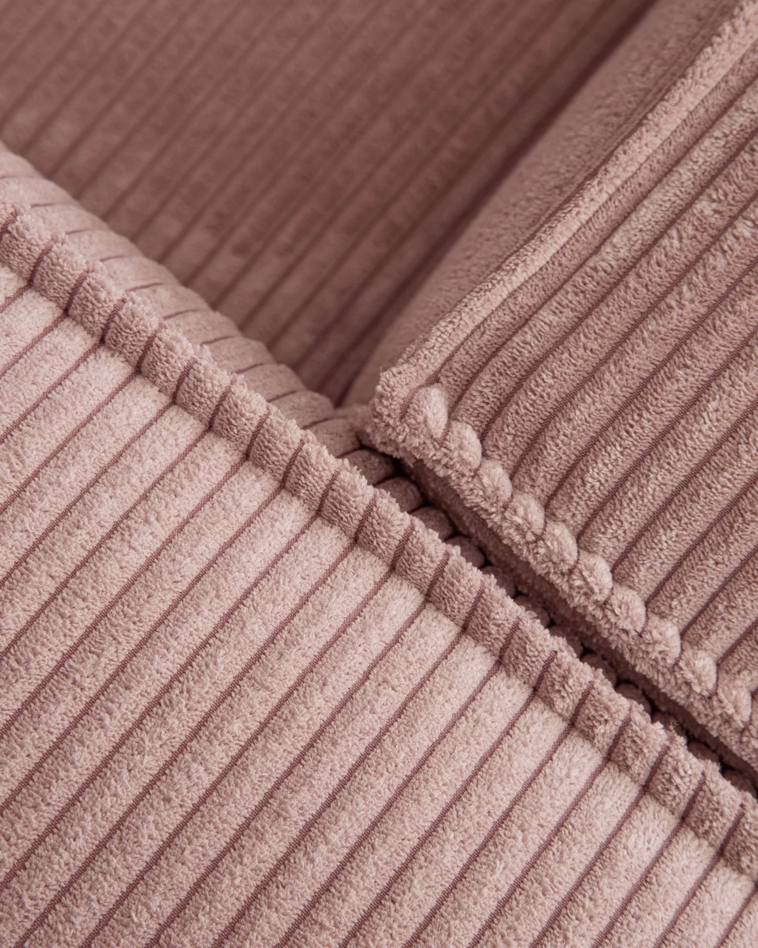 Blok 6 Seater Corner Sofa In Pink Wide Seam Corduroy 320 X 320 Cm | Kave Home 8 Blok 6 Seater Corner Sofa In Pink Wide Seam Corduroy 320 X 320 Cm | Kave Home - Image 6
