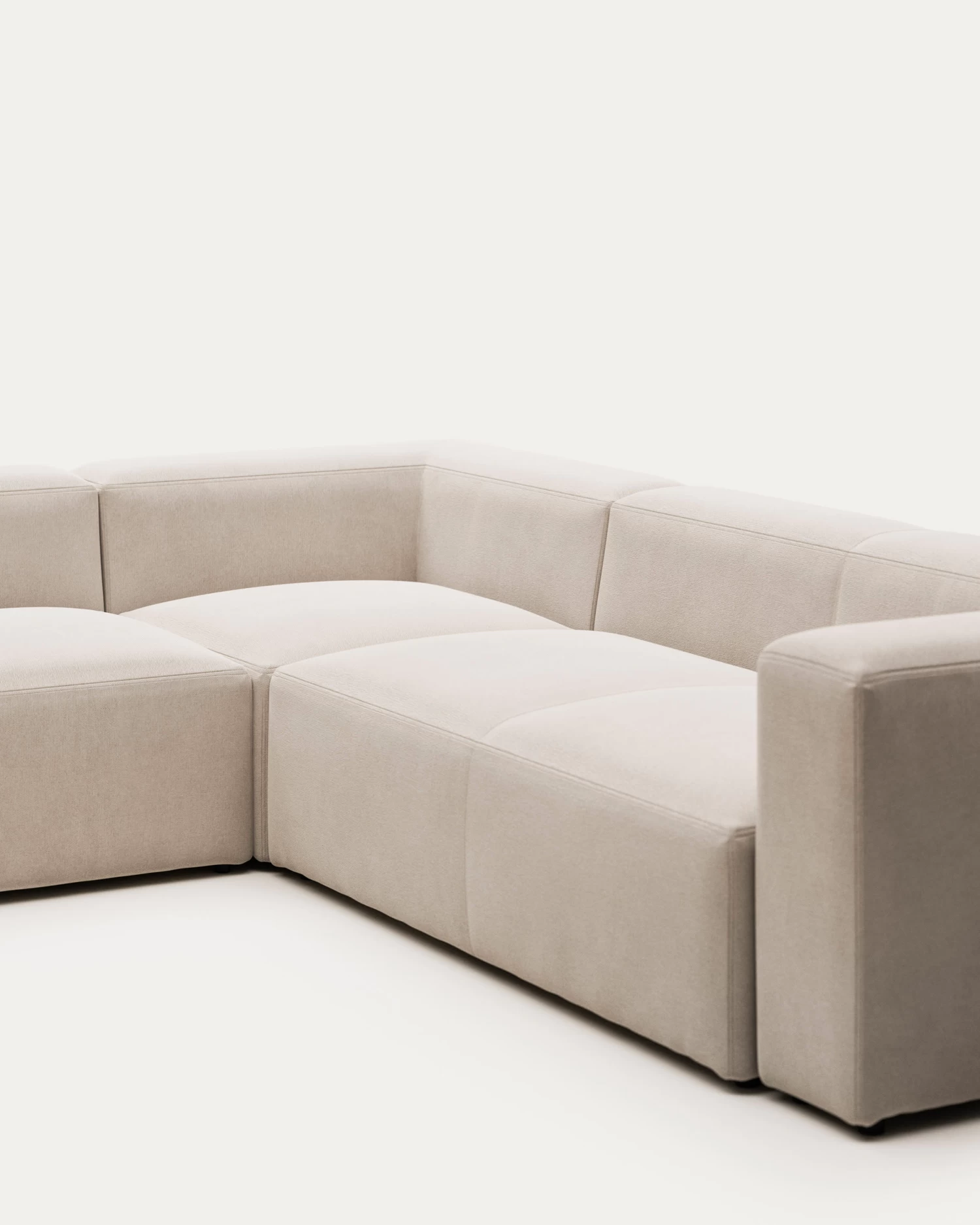 Blok 5 Seater Corner Sofa In Beige, 320 X 290 Cm / 290 X 320 Cm 5 Blok 5 Seater Corner Sofa In Beige, 320 X 290 Cm / 290 X 320 Cm - Image 3