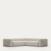 Blok 4 Seater Corner Sofa In Beige 290 X 290 Cm | Kave Home 2 Blok 4 Seater Corner Sofa In Beige 290 X 290 Cm | Kave Home -Quality Furniture Store S686GR39 1V01