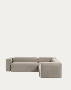 Blok 4 Seater Corner Sofa In Beige 290 X 290 Cm | Kave Home 15 Blok 4 Seater Corner Sofa In Beige 290 X 290 Cm | Kave Home -Quality Furniture Store S686GR39 1V02