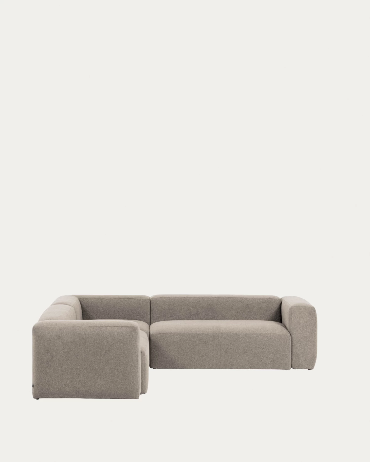 Blok 4 Seater Corner Sofa In Beige 290 X 290 Cm | Kave Home 9 Blok 4 Seater Corner Sofa In Beige 290 X 290 Cm | Kave Home - Image 7