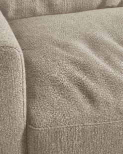 Noa 3 Seater Sofa In Beige With Natural Finish Legs 230 Cm | Kave Home -Quality Furniture Store S718GC12 1D02