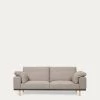 Noa 3 Seater Sofa With Cushions In Beige With Natural Finish Legs 230 Cm | Kave Home 2 Noa 3 Seater Sofa With Cushions In Beige With Natural Finish Legs 230 Cm | Kave Home -Quality Furniture Store S719GC12 1V01