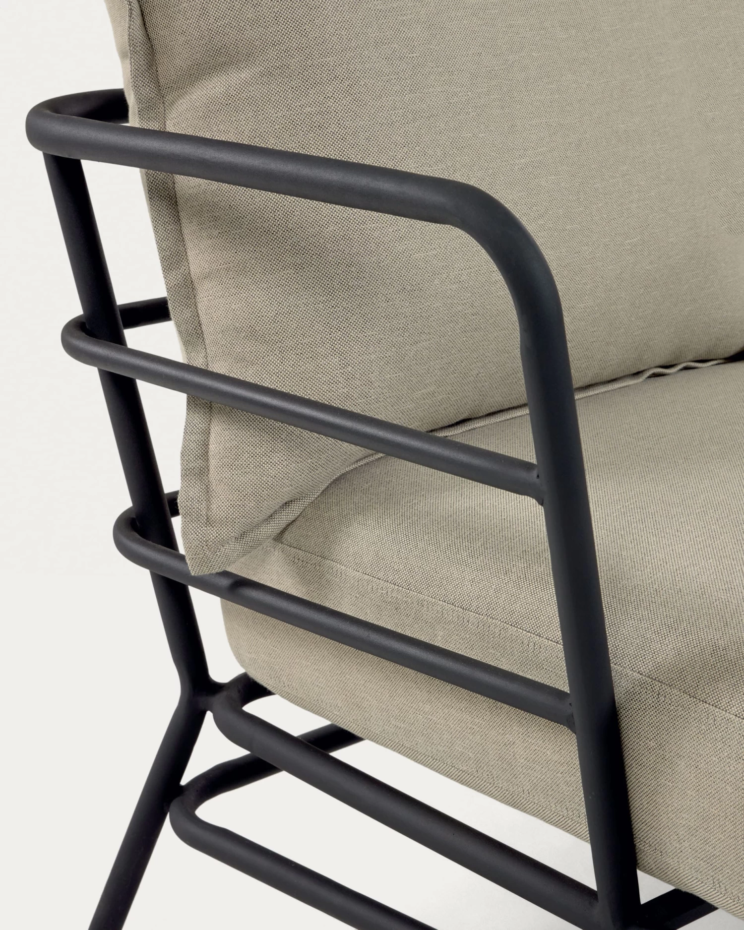 Mareluz Black Steel Armchair | Kave Home 12 Mareluz Black Steel Armchair | Kave Home - Image 10