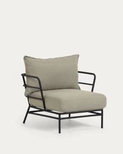 Mareluz Black Steel Armchair | Kave Home