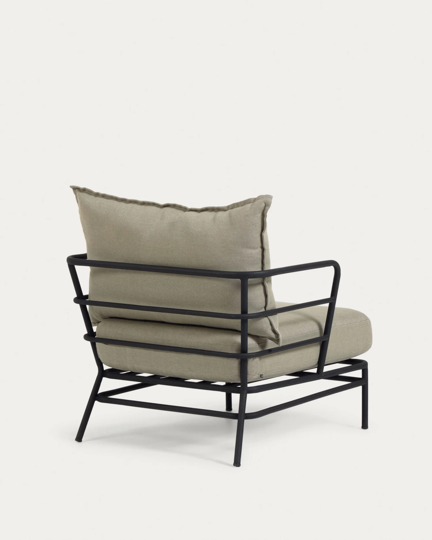 Mareluz Black Steel Armchair | Kave Home 10 Mareluz Black Steel Armchair | Kave Home - Image 8