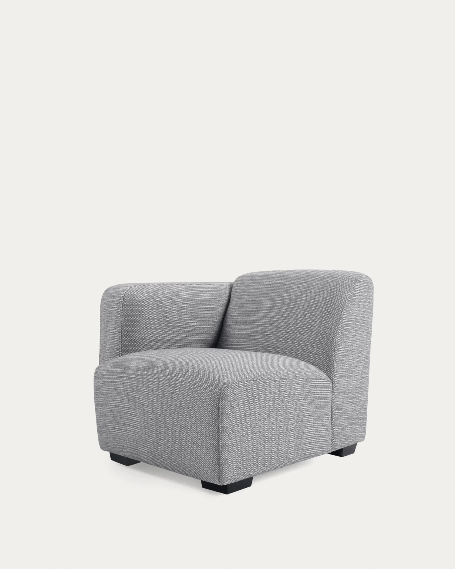 Legara Sofa Seat With Left-hand Armrest In Light Grey 80cm | Kave Home 3 Legara Sofa Seat With Left-hand Armrest In Light Grey 80cm | Kave Home