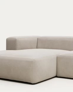 Blok 3 Seater Sofa With Left-hand Chaise Longue In Beige 300 Cm | Kave Home 13 Blok 3 Seater Sofa With Left-hand Chaise Longue In Beige 300 Cm | Kave Home -Quality Furniture Store S751GR39 1D01
