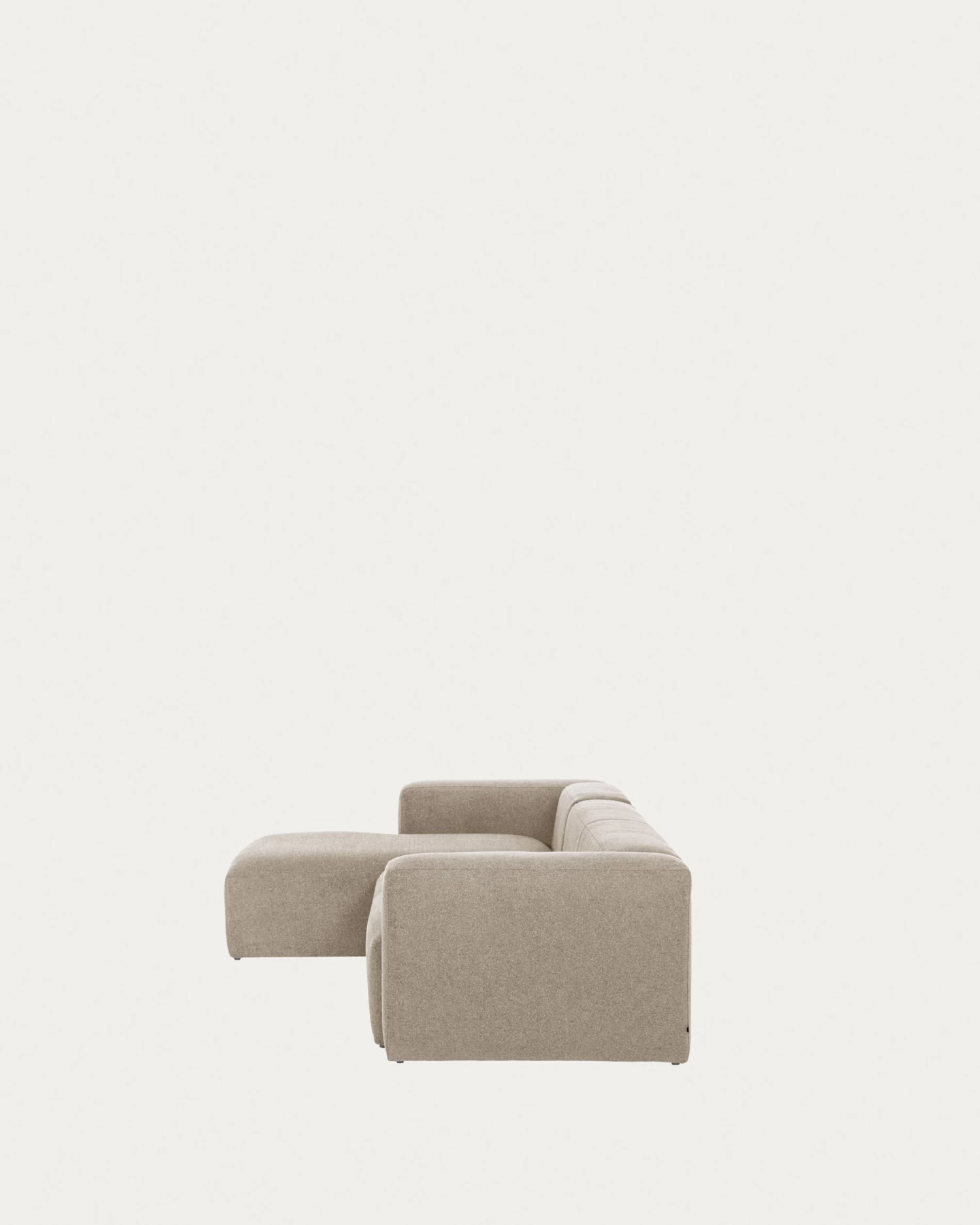 Blok 3 Seater Sofa With Left-hand Chaise Longue In Beige 300 Cm | Kave Home 9 Blok 3 Seater Sofa With Left-hand Chaise Longue In Beige 300 Cm | Kave Home - Image 7