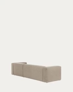 Blok 3 Seater Sofa With Right-hand Chaise Longue In Beige 300 Cm | Kave Home 19 Blok 3 Seater Sofa With Right-hand Chaise Longue In Beige 300 Cm | Kave Home -Quality Furniture Store S752GR39 1V04