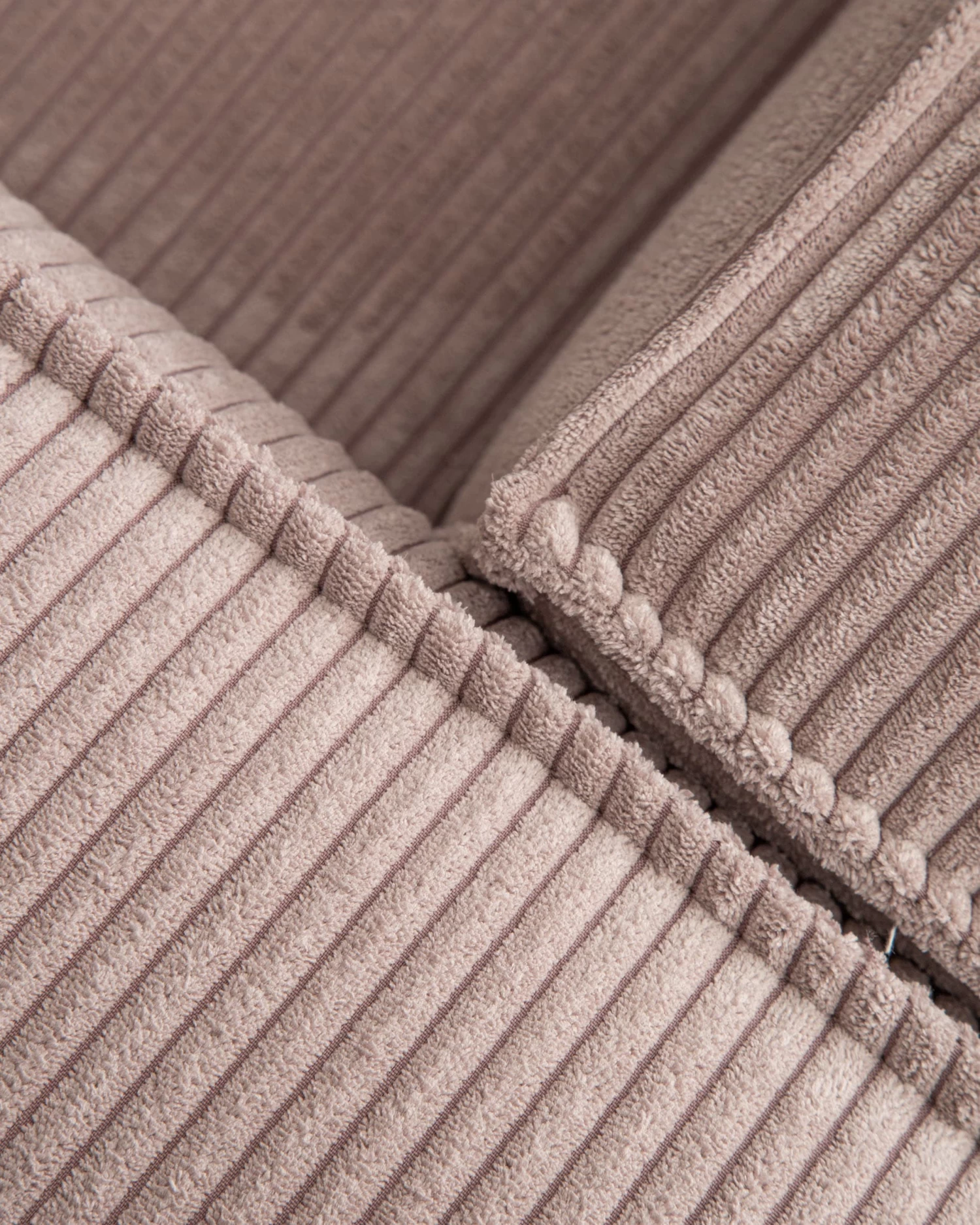 Blok 3 Seater Sofa With Right Side Chaise Longue In Pink Wide Seam Corduroy 300 Cm | Kave Home 11 Blok 3 Seater Sofa With Right Side Chaise Longue In Pink Wide Seam Corduroy 300 Cm | Kave Home - Image 9