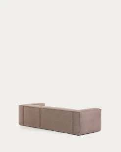 Blok 3 Seater Sofa With Right Side Chaise Longue In Pink Wide Seam Corduroy 300 Cm | Kave Home 19 Blok 3 Seater Sofa With Right Side Chaise Longue In Pink Wide Seam Corduroy 300 Cm | Kave Home -Quality Furniture Store S752LN24 1V04