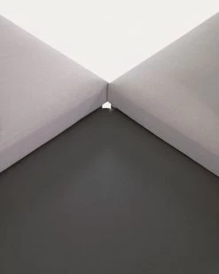 Zaltana Outdoor Corner Sofa And Table Set In Matt Dark Grey Aluminium 164 Cm | Kave Home -Quality Furniture Store S794R02 1D04