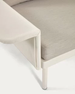 Zaltana Outdoor Corner Sofa And Table Set In Matte White Aluminium 164 Cm | Kave Home 16 Zaltana Outdoor Corner Sofa And Table Set In Matte White Aluminium 164 Cm | Kave Home -Quality Furniture Store S794R33 1D02