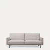 Galene 3 Seater Sofa In Beige 214 Cm | Kave Home