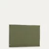 Tanit Headboard With Green Linen Removable Cover For 160 Cm Beds | Kave Home 2 Tanit Headboard With Green Linen Removable Cover For 160 Cm Beds | Kave Home -Quality Furniture Store S804 CAB160 SN19 1V01